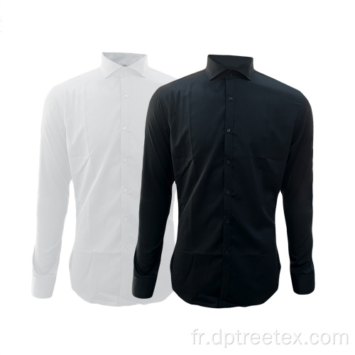 Shirt formel à manches longues et à manches longues pour hommes personnalisés